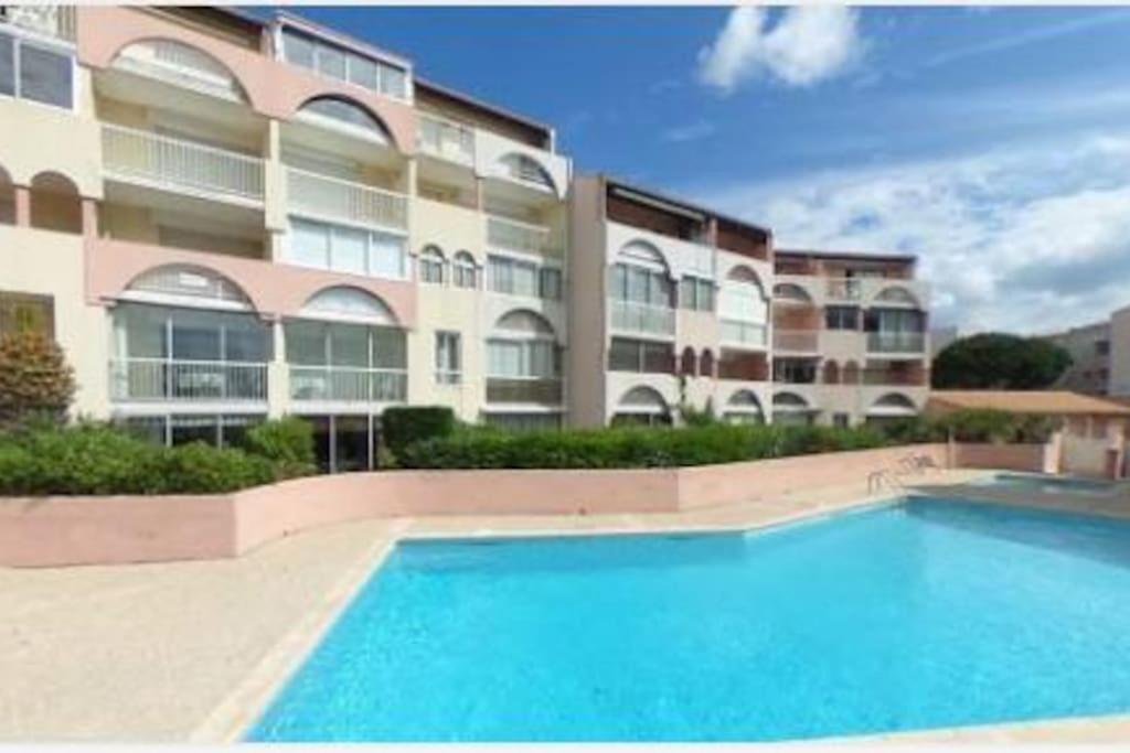 Amouvera C14, T2 Vue Mer, Piscine, Clim, Parking Агд Экстерьер фото